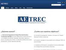 Tablet Screenshot of aetrec.org